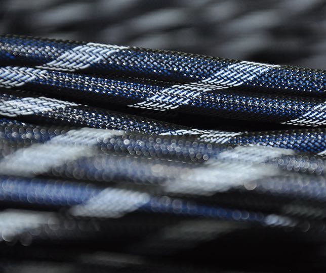 Braided industrial cable bundle