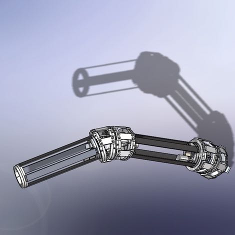 REM multi-module manipulator CAD model