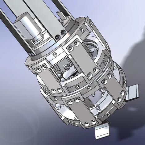 REM mechanical articulation prototype CAD detail